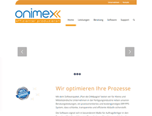 Tablet Screenshot of onimex.de